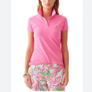 Lilly Pulitzer Island Polo women Light Pink Size Small
